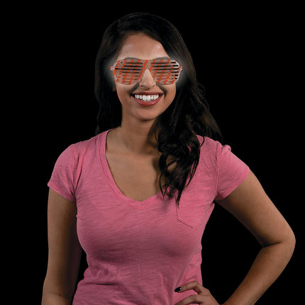 Adults Bright Glow In The Dark Shutter Glasses