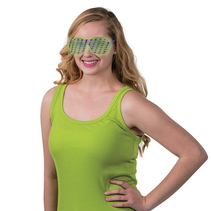 Adults Bright Glow In The Dark Shutter Glasses