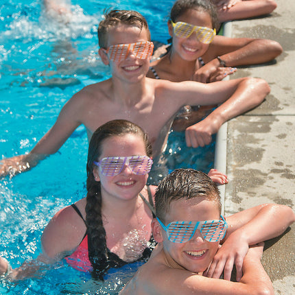 Adults Bright Glow In The Dark Shutter Glasses