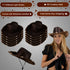 LED Light Up Flashing Sequin Brown Cowboy Hat - Pack of 96 Hats