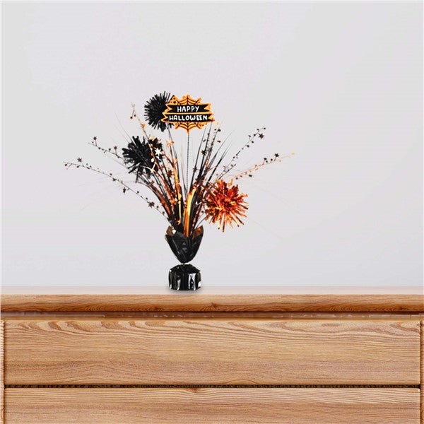 Happy Halloween Tinsel Centerpiece