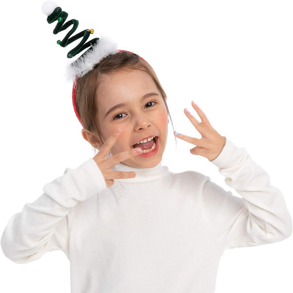 Christmas 3D Head Hat Headbands - 12 Per Pack