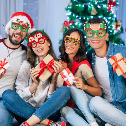 Christmas Costume Eyeglasses - Assorted 24 Per Pack