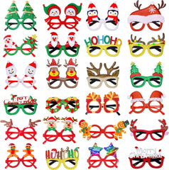 Christmas Costume Eyeglasses - Assorted 24 Per Pack