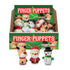Christmas Finger Puppets Retail Display - 24 Per Pack