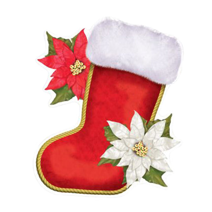 Christmas Plastic Cutouts - 3 Per Pack