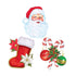 Christmas Plastic Cutouts - 3 Per Pack