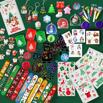 Christmas Stocking Stuffers Assortment Toys - 209 Pieces Party Favors
