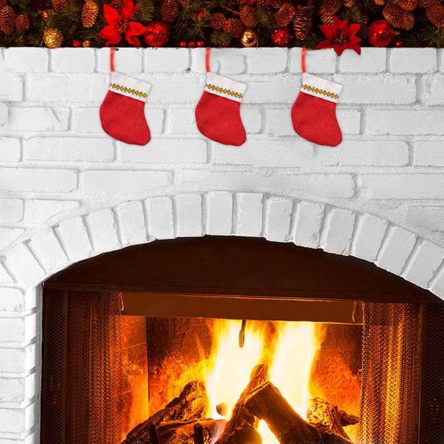 Christmas Stockings - 6 Per Pack