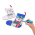 Color Your Own Frosty the Snowman Christmas Stockings - 12 Per Pack