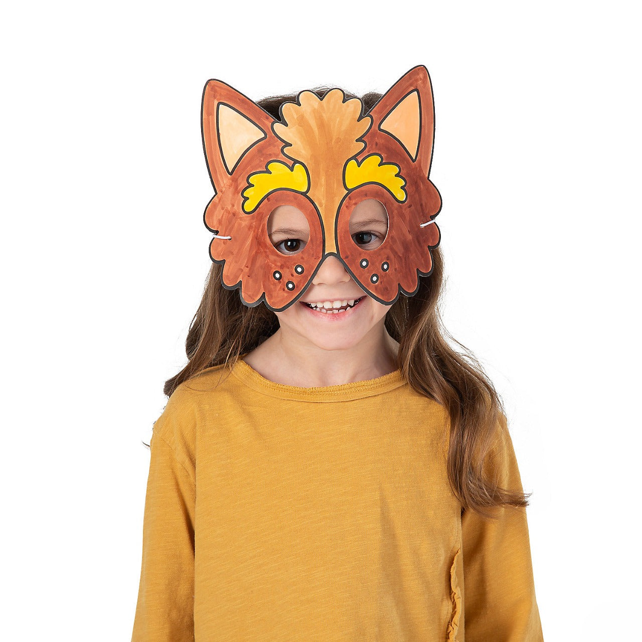 Color Your Own Halloween Character Masks | PartyGlowz.com