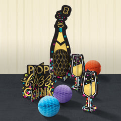 Colorful Confetti Centerpiece Table Decorating Kit - 7 Pieces Per Pack