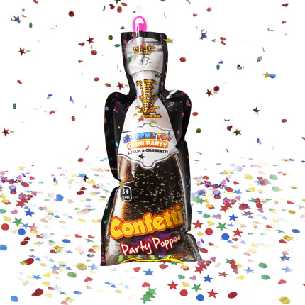 Confetti Party Poppers Retail Counter Display - 24 Per Pack