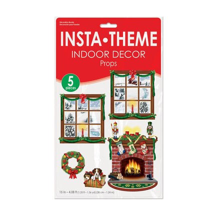 Cozy Christmas Props - 5 Pieces Per Pack