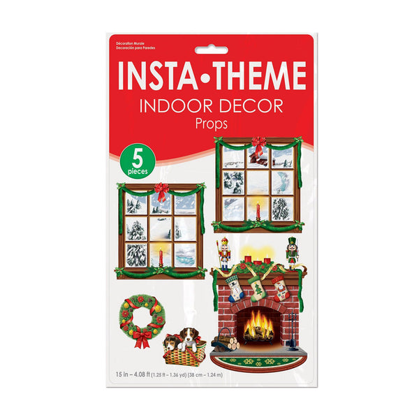 Cozy Christmas Props - 5 Pieces Per Pack