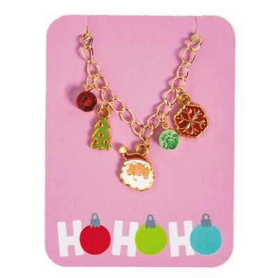 20" Cozy, Merry & Bright Metal Charm Necklaces on a Card - 12 Per Pack