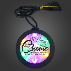 Customized Flashing Mardi Gras Medallions