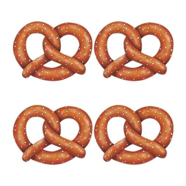 11 Pretzel Cutouts - Pack of 4