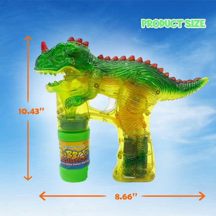 Dinosaur Bubble Gun for Kids & Toddlers