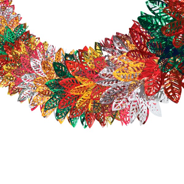 Poinsettia Accordion Hanging Decoration