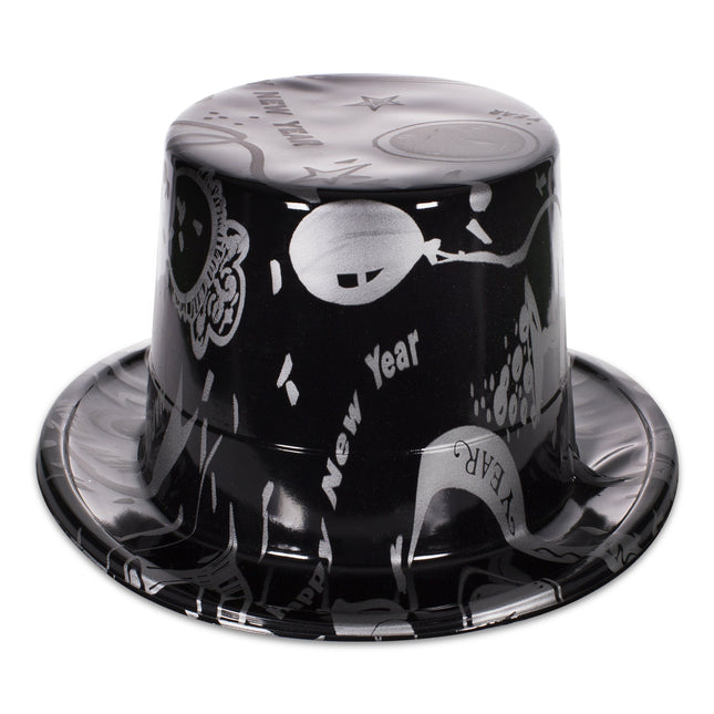 Ebony & Silver New Year Party Kit For 50 Guests