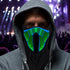 EL Wire  Sound Activated Half Mask