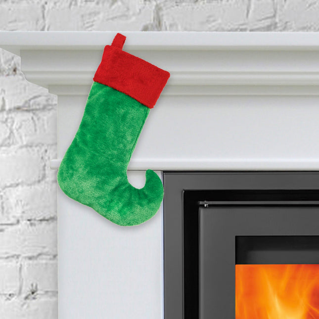 18" Elf Plush Stocking