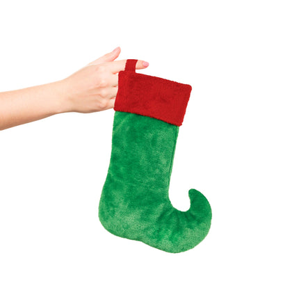 18" Elf Plush Stocking