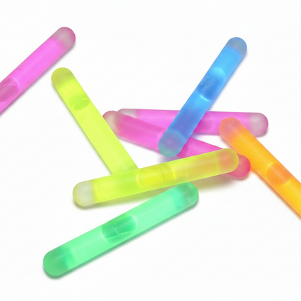 Jumbo 1.5" Assorted Glow Sticks - 50 Per Pack