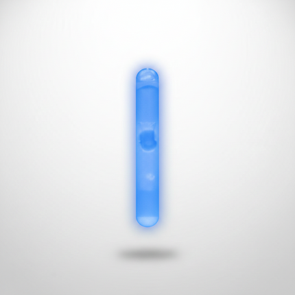 Jumbo 1.5" Blue Glow Sticks - 50 Per Pack