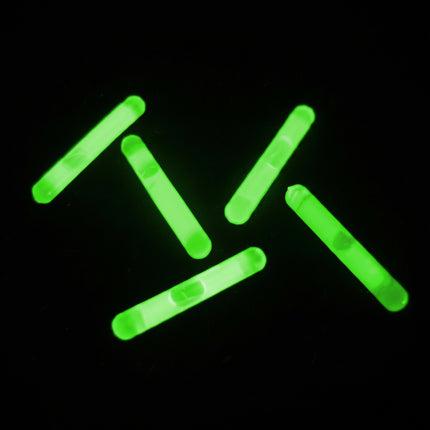 Jumbo 1.5" Green Glow Sticks - 50 Per Pack