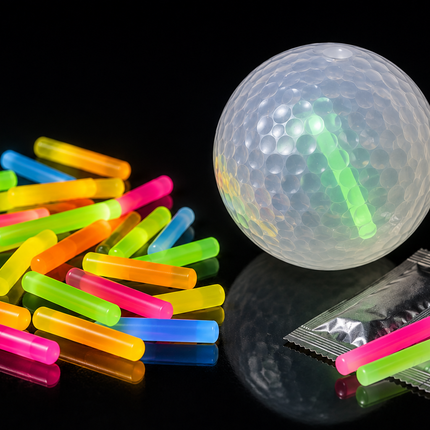 1.5" Assorted Glow Sticks for Night Golf
