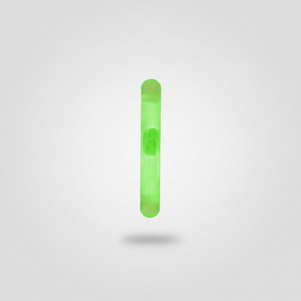 Jumbo 1.5" Green Glow Sticks - 50 Per Pack