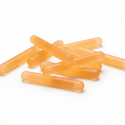 Jumbo 1.5" Orange Glow Sticks - 50 Per Pack
