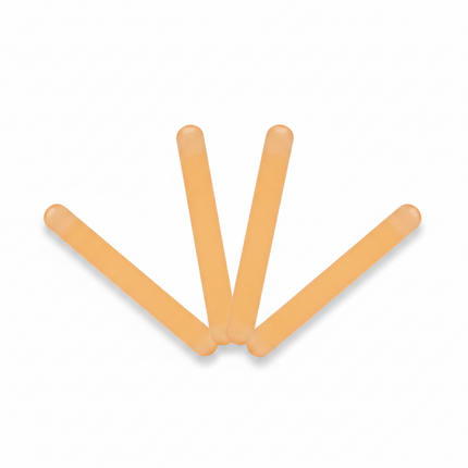 Jumbo 1.5" Orange Glow Sticks - 50 Per Pack