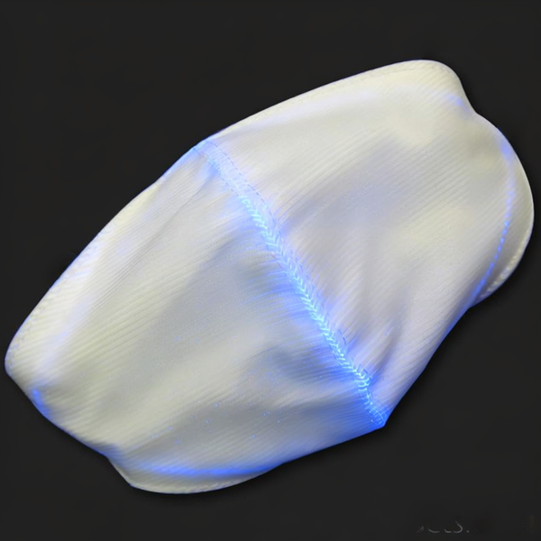 Fiber Optic Multi-Color Light Up Face Mask - 1 Per Pack