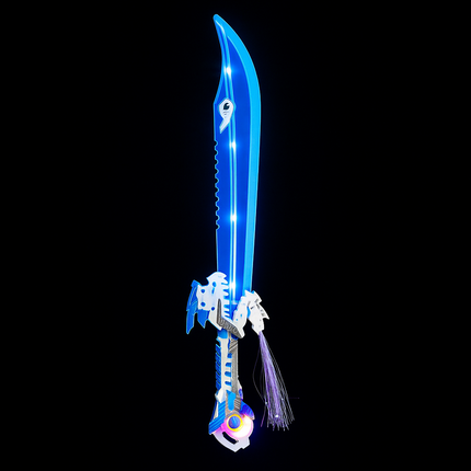 24" Fiber Optic Shark Sword With Sound Effects