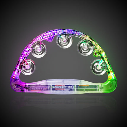 LED Clear Tambourine

