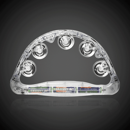LED Clear Tambourine

