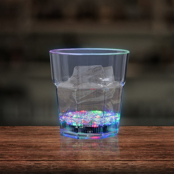 Flashing Multi‑Color LED Rocks 8 oz Glass