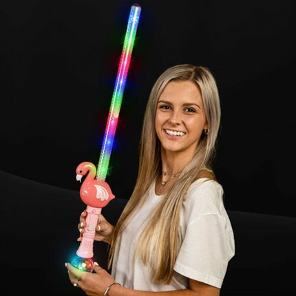 Led Light Up Flashing Pink Flamingo Sword