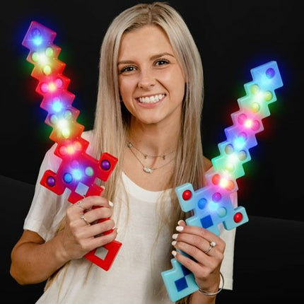 Led Light Up Pop It Pixel Sword