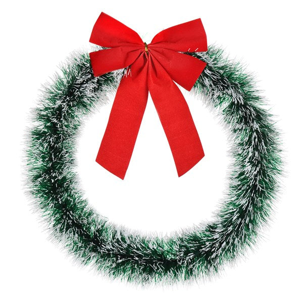 16" Frosted Pine Wreath