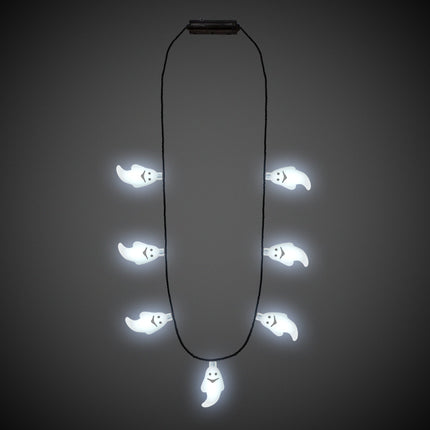 LED Light Up Ghost Necklace