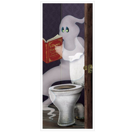 30" x 72" Ghost Restroom Door Cover