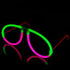 Glow Green & Pink Bi-Color Aviator Style Eyeglasses