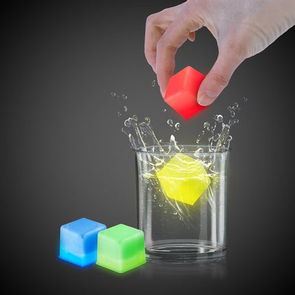 Glow Ice Cubes - 4 Per Pack