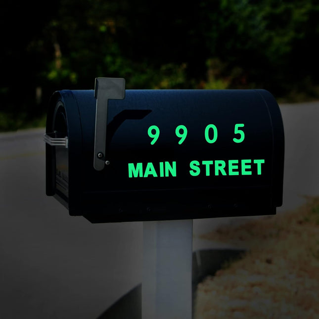 Glow in the Dark Alphanumeric Stickers 