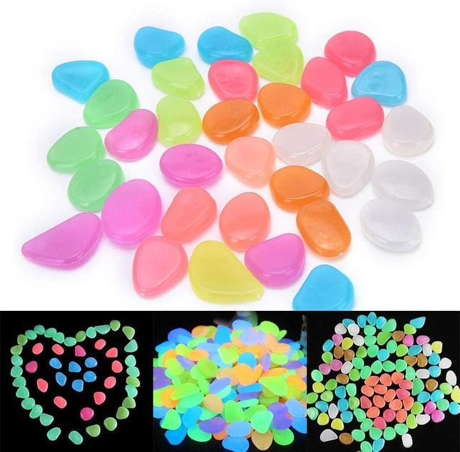 Glow in The Dark Garden Rocks And Pebbles