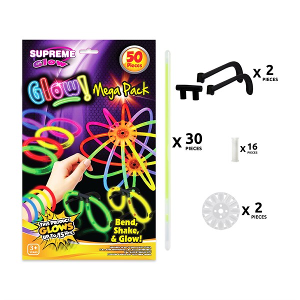 Supreme Glow Mega Party Accessories Pack - Assorted